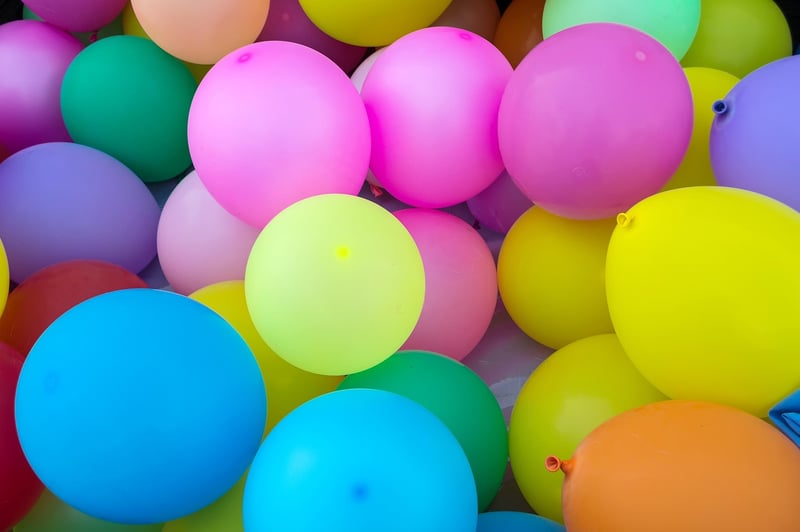 Balloon Chandelier Centerpieces